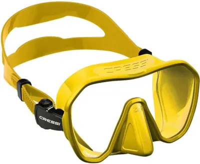 Produktbild von Cressi Z2s Medium Tauchmaske Gelb Gelb One Size
