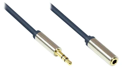 Obrázok produktu pre Alcasa GC-M0051, 3.5mm, Samec, 3.5mm, Samica, 1 m, Modrá