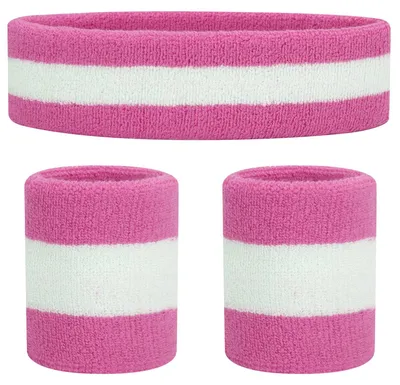 Productafbeelding van Zweetbanden set met hoofdband en armbanden in neonkleuren