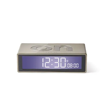 Produktbild von LEXON FLIP RCC LCD-Funk Wecker in verschiedenen Farben Farbe: Light-Gold