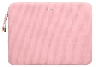 Productafbeelding van Selencia Corduroy Laptophoes 13-14 inch - Laptopsleeve - Soft Blush