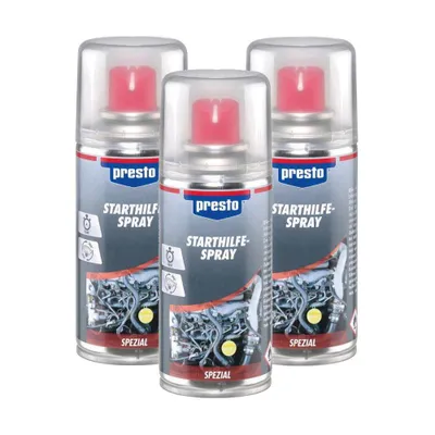 Produktbild von Presto Starthilfe-Spray 3x150 ml.