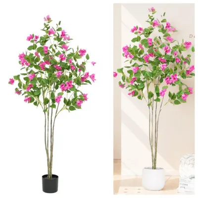 Zdjęcie produktu dla Zstar, sztuczna roślina Bougainvillea, dekoracja, 120 cm, wygląda bardzo realistycznie