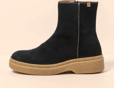 Image de El Naturalista Bottines pour Femme N5901 SILK SUEDE BLACK / ARPEA Couleur Noir
