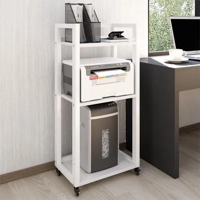 Produktbild von Azomor® Verstellbare Druckertrolley mit drei Ebenen und Rollen für multifunktionale Nutzung
