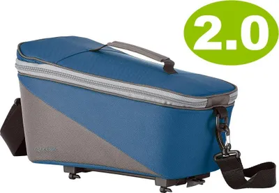 Produktbild von Racktime Trunkbag Talis 2.0 berry blue stone grey Größe 38x23x22cm 8l - Gepäc...