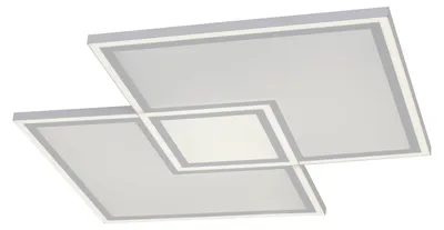 Image de Plafonnier LED, télécommande, intensité lumineuse variable, CCT, L 67,7 cm