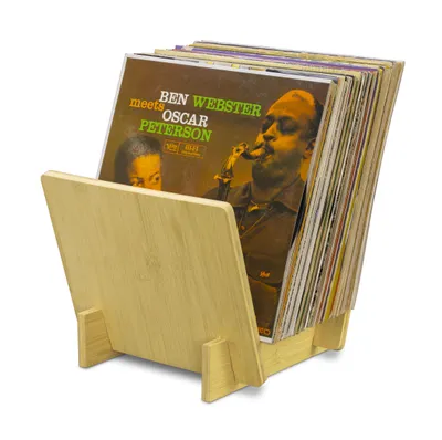 Produktbild von Dynavox LP-Ständer ST40, Bambus hell