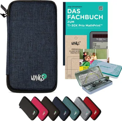 Produktbild von CALCUSO Zubehör Streberpaket Blau kompatibel für Taschenrechner TI-30X Prio MathPrint