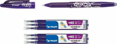 Produktbild von Pilot Frixion Ball violett + 6 Ersatzminen 0.7 violett