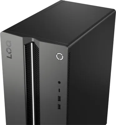 Image de Lenovo LOQ Tower 17IRR9 Intel® Core™ i5 i5-14400F 16 Go DDR5-SDRAM 1 TB SSD NVIDIA GeForce RTX 3050 NoOS PC Black