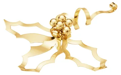 Productafbeelding van Georg Jensen – Tafeldecoratie Kerst 2026, 20 cm, verguld