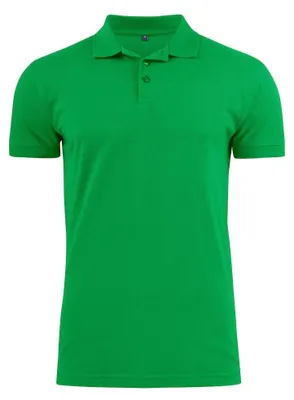 Image de T-shirt polo "Surf" unie pour hommes/femmes, extensible, modèle ET696 (4XL) (Vert vif)