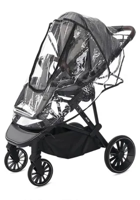 Image de Lorelli Housse de pluie pour poussette ou buggy universelle transparente