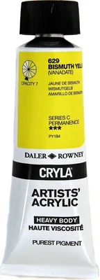 Zdjęcie produktu dla Daler Rowney Cryla Artists’ Farba akrylowa Bismuth Yellow 75 ml 1 szt.
