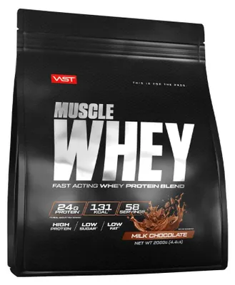 Produktbild von VAST Muscle Whey (2000g) Milk Chocolate - Eiweiße - Molkenprotein-Mischung