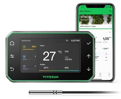 Produktbild von Vivosun GrowHub E42A+ Controller, Smart WLAN-Controller für Growzelte