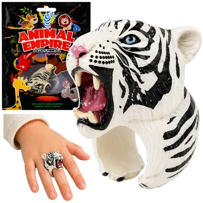 Productafbeelding van Handring Educatieve Dieren Tijger Wit