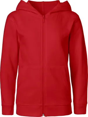 Produktbild von Neutral - Fairtrade - Kids Zip Hoodie - Red - 92