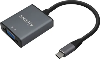 Produktbild von AISENS A109-0691, 0,15 m, USB Typ-C, VGA (D-Sub), Männlich, Weiblich, Gerade