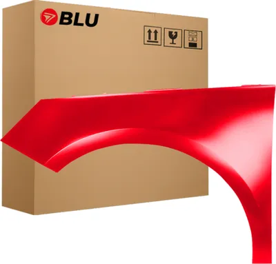Immagine prodotto di BLU Parafango compatibile con Audi A1 8X LZ3M Sinistra Rot MisanoRot | 2010-2018 | Anteriore | Verniciato | Pronto per il montaggio | Acciaio