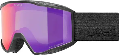 Produktbild von Uvex 5501822130, doppelte Scheibe, Schwarz, Unisex, Zylindrische (flache) Linse, Schwarz, Spiegel