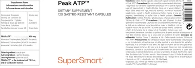 Obrázok produktu pre SuperSmart Peak ATP doplnok stravy - 120 magensaftres. Kaps.