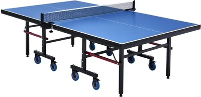 Immagine prodotto di Tavolo da ping pong pieghevole - Tavolo da ping pong per uso interno - 2740x1525x760mm - Regolabile in altezza - Salvaspazio - Ideale per il tempo libero e le competizioni