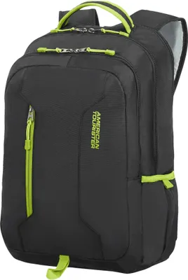 Image de American Tourister sac à dos pour ordinateur portable sac à dos pour ordinateur portable Urban Groove Laptop Backpack 15.6" 27L Black / Lime Green noir