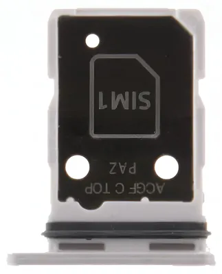 Produktbild von Clappio, SIM-Kartenhalter für Samsung Galaxy A37 5G Dual Nano SIM Slot, Weiß