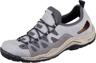 Produktbild von Rieker Damen Slipper Grau 40 EU Kunstleder Rieker ANTISTRESS mit herausnehmbarer Einlegesohle