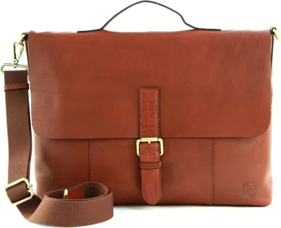 Produktbild von SADDLER Businesstasche Umhängetasche mit Laptopfach Ålesund Computer Bag Midbrown braun