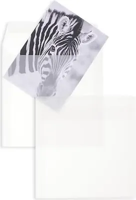 Produktbild von Briefumschläge Offset transparent 160x160mm 100g/qm HK VE=100 Stück weiß
