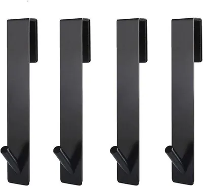 Productafbeelding van 4 transparante badkamersluitingen zonder boren, geschikt voor glas, handdoekhouder, badkameraccessoires