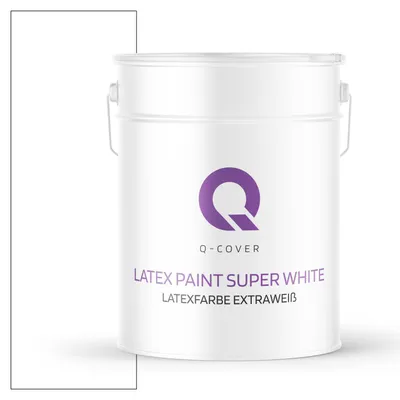 Produktbild von Latexfarbe Extraweiss | Innenfarbe | Wandfarbe | 10 L | Deckenfarbe | Klasse 3 Mattfarbe Für Allergiker Geruchlos Scheuerfest Hohe Deckkfraft