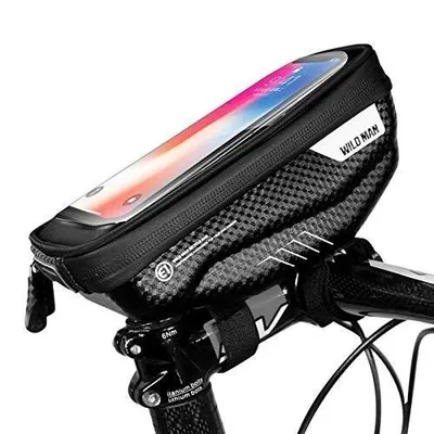 Produktbild von Fahrradtasche Rahmentasche Lenkertasche Handyhalterung Wasserdicht bis 6,3 Zoll