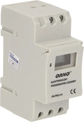 Obrázek produktu pro Elektronický časový spínač na DIN lištu ORNO OR-PRE-414