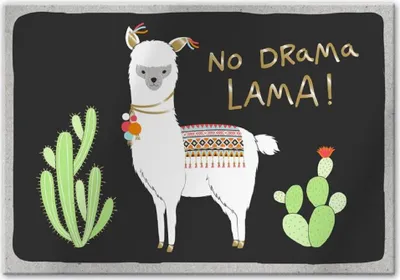 Produktbild von Sheepworld, Happy Life - 45700 - Magnet mit Umschlag, No Drama Lama, 5,5cm x 8cm