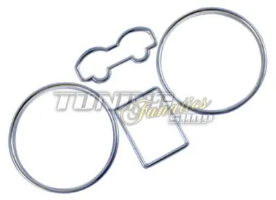 Produktbild von Chrom Chrom Tacho Ringe Tachochromringe für VW Golf 4 IV Bora Passat 3B B5 T4
