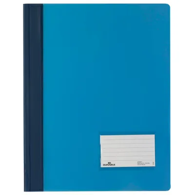 Obrázek produktu pro Durable 10 Schnellhefter DURALUX Kunststoff hellblau DIN A4überbreit