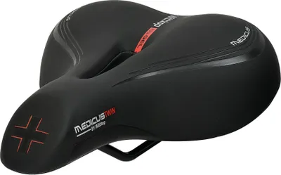 Produktbild von Wittkop TWIN Medicus 3.0 City Fahrradsattel, 250x210mm, Gel-Polsterung, 5-Ste...