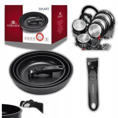 Produktbild von Gerlach Smart Pfannen-Set 3-teilig Induktion