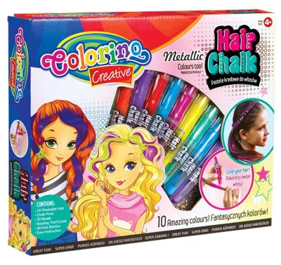 Produktbild von Colorino Kids Kreide-Haarpastelle 10 Stk.