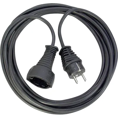 Produktbild von Verlängerungskabel ® H05VV-F 3G1,5 5m IP20 Kunststoff schwarz