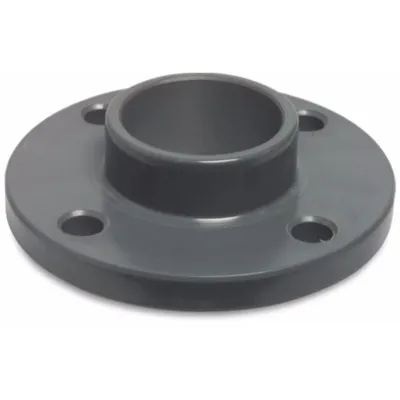 Produktbild von Mega Klebeflansch PVC-U DN100 x 110 mm DIN Flansch x Klebemuffe 16 bar, grau