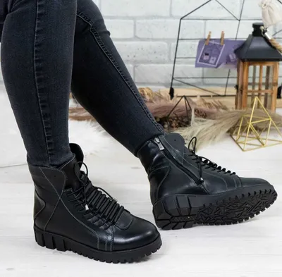 Produktbild von DEMALIS Damen-Winterstiefel aus echtem Leder mit kuscheligem Plüschfutter in Größe 40 - Eine Synthese aus Stil und Komfort! Hergestellt in EU