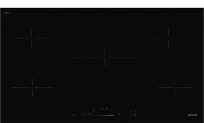 Zdjęcie produktu dla Smeg Universal SE495ETD, Czarny, Wbudowany, 90 cm, Ceramiczna, Szkło, 5 stref(y)