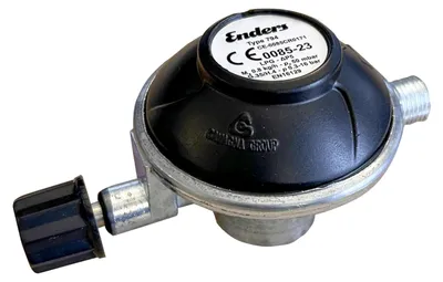 Produktbild von Enders® Gasdruckregler für Schraubkartuschen, 50mbar, #1122, Silber