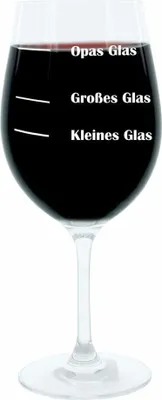 Produktbild von Leonardo Weinglas XL, Opas Glas, Großvater, Geschenk Stimmungsglas mit lustiger Gravur, Mood Wein Glas, 610ml