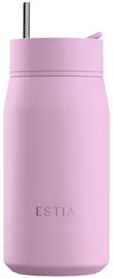 Produktbild von ESTIA Thermobecher Trinkbecher Becher 360 ml rosa Isolierbecher aus Edelstahl